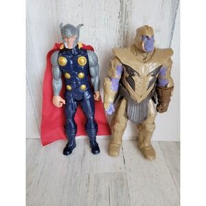 Marvel Thor Thanos action figure super hero villain toy figure set play youth
